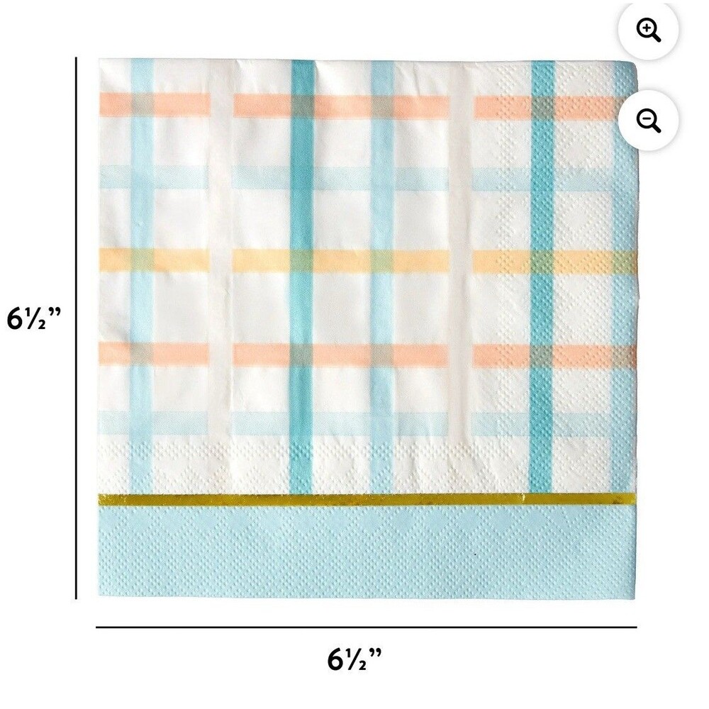 Lot Of 128 Pcs Spring Easter Baby Shower Event Party Guest Napkins 8 Packs Paper - Picture 5 of 8